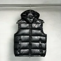 High Quality Luxury Moncler Outerwear Red Wool Feather Goose Down Nylon Fabric Smooth To The Touch Zippered Pocket