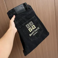AAA Givenchy Jeans Ash Denim High-End Quality Winter Embroidery