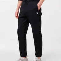 AAA Hazzys Casual Pants Red Cotton Fleece Adjustable Drawstring Clean And Neat Autumn Winter