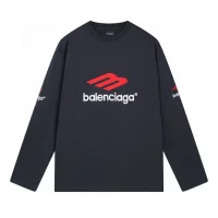 AAA High Quality Balenciaga Long-Sleeved Red Cotton Summer Embroidery