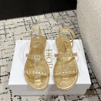 Reps Dior Sandals Color Genuine Leather Sheepskin Cowhide Spring Summer