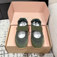 Reps Super Clone Miu Sneakers Wool Suede Cowhide Rubber Outsole Spring Summer