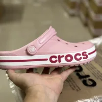 AAA Crocs Sneakers Red Street Style Light Outdoor