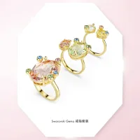 Designer Swarovski Ring Red