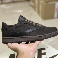 Luxury Jordan Sneakers Brown Velvet