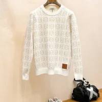 Super Clone Loewe Sweaters Ash Wool Autumn Winter And Early Even Stitching