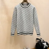 AAA Dior Sweaters Ash Wool Autumn Winter And Early Even Stitching