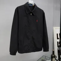 Super Clone Ralph Lauren Jacket Blue Down Denim Embroidery
