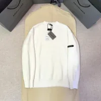Super Clone AAA Balenciaga Sweater Ash Wool Piqu Soft Touch Worsted