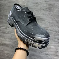 High Quality Luxury Balenciaga Big Head Shoes Nylon Patent Leather