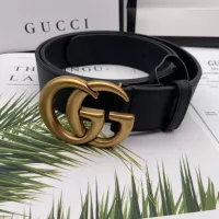 High Quality Designer Gucci Belt Embossed Leather