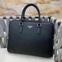 AAA Super Clone Prada Briefcase Red