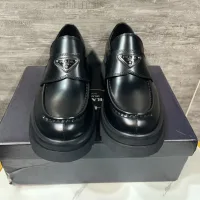 Designer Luxury Prada Cowhide Derby Shoes