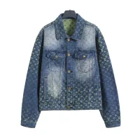 Reps Louis Vuitton Jacket Red Jacquard Denim
