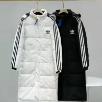 High Quality Adidas Down Jackets Blue Feather Duck Exquisite Workmanship Winter Slim Fit
