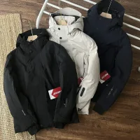 Reps AAA Ecco Down Jackets Red Fleece Clean Lines Patch