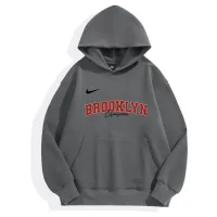 AAA High Quality Nike Hoodie Ash Cotton Fleece Winter