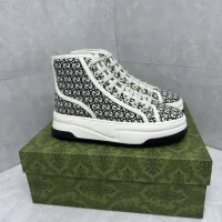 Super Clone High Quality Gucci Tennis Black Rubber Jacquard Lace