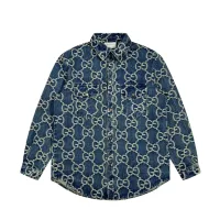 AAA Gucci T-Shirts Blue Denim