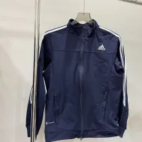 AAA Adidas Coat Blue Jacquard Autumn Winter Early
