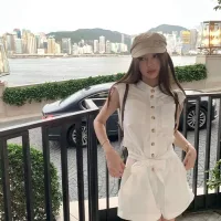 Aaa Miu Miu Gold Sleeveless