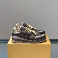 High Quality Luxury Louis Vuitton Sneakers Red Rubber Outsole
