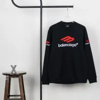 Designer Balenciaga Sweatshirt Red Cotton