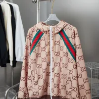 Super Clone Gucci Jacket Red Cotton Denim Side Pockets