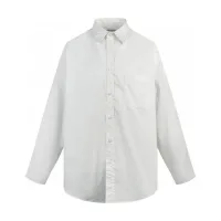 AAA Balenciaga Shirt Red Cotton Plain Weave Relaxed Fit