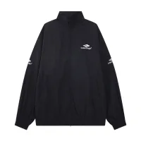 Luxury Balenciaga Windproof Jacket Red Nylon