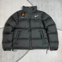Designer Nike Down Jackets Red Duck Nylon Water-Repellent Fabric Winter