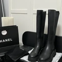 Reps AAA Chanel Ankle Boots Red Silk Sheepskin Cowhide Autumn Winter