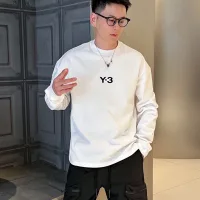 Luxury Designer Y-3 Long Sleeves Black Cotton