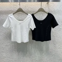 Luxury 1:1 Chanel Lace Short-Sleeved