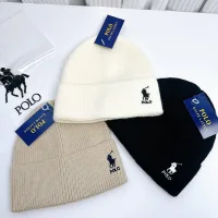 Designer Ralph Lauren Beanie Red Easy To Match Winter