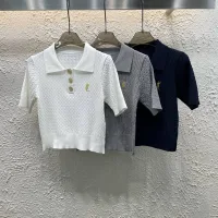 1:1 Saint Laurent Gold Short Sleeves
