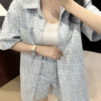 Luxury High Quality Fendi Short-Sleeved Shirts