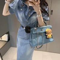 Aaa Designer Prada Denim Dresses For Early Spring