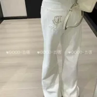 Aaa 1:1 Dior Denim Wide-Leg Pants
