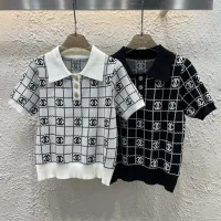 Aaa Chanel Gold Short Sleeves