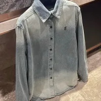 Aaa Saint Laurent Denim Shirts
