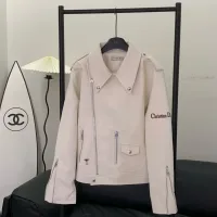 Luxury Dior Leather Coat