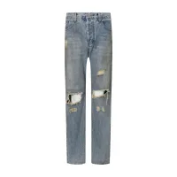 AAA Reps Acne Studios Pants Red Distressed Jeans Restraint