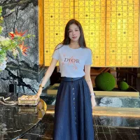 Designer Dior Stone Short Sleeves For Spring