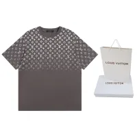 Designer Louis Vuitton Cotton Short-Sleeved T-Shirt
