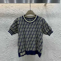 High Quality Fendi Jacquard Short Sleeves