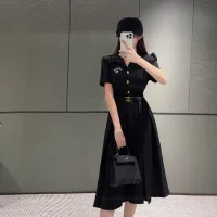 Luxury 1:1 Celine Gold Short-Sleeved Shirts