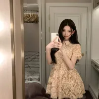 Luxury 1:1 Saint Laurent Lace Dress