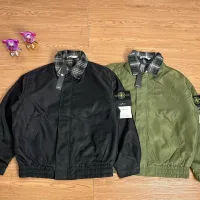 High Quality Stone Island Shirts Red Ribbed Fabric Exquisite Workmanship Street Style Functional Outdoor