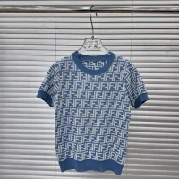 1:1 Fendi Jacquard Short Sleeves